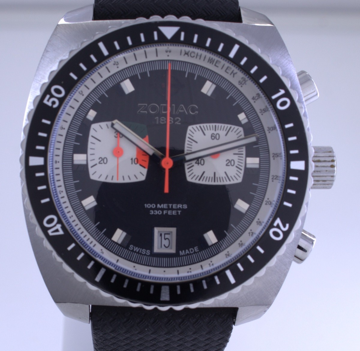 Zodiac Sea Dragon ZO3005 Stainless Steel 0391/1000 Chronograph