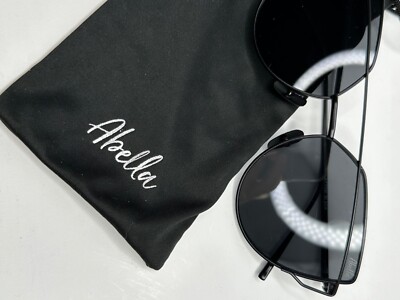 Abella sunglasses Flat Lens Cat Black Soft bag Womens | eBay display picture 3