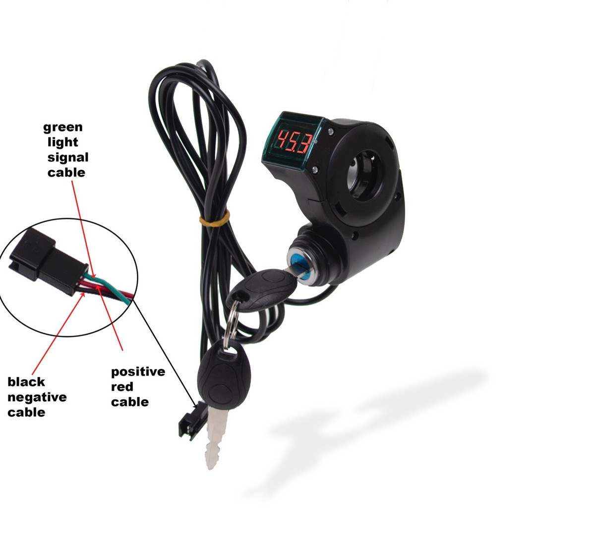 24 Volt E Bike Electric Scooter Throttle With Key 24v - Foto 3