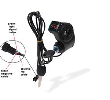 Power Ignition Keys Voltmeter Display for Electric Scooter E-bike