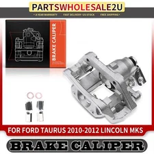 Rear Left Disc Brake Caliper for Ford Taurus 2010-2012 Lincoln MKS with Bracket