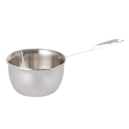 Schmelzschale Mini-Sahnekännchen Buttermilchtopf Metalltopf Milchkanne Heizung