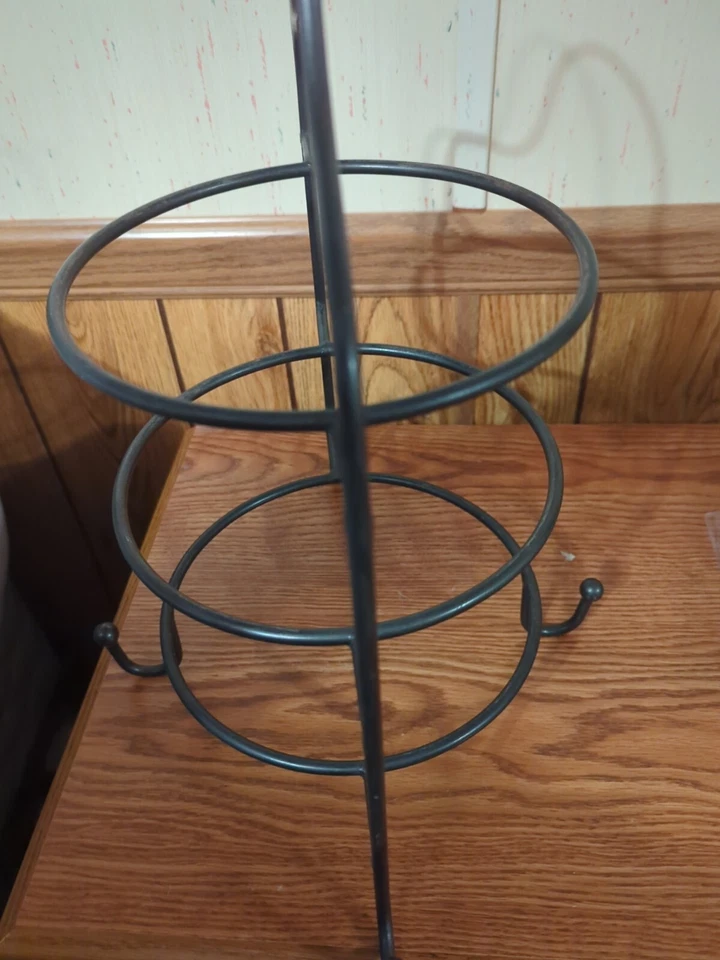 VNG Metal Dessert Plate Display Stand 3 Tier Server 16” Holds 3 Plates Bowls  - Image 4 of 4