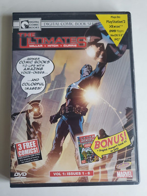 The Ultimates Vol. 1 Issues 1-6 DVD Digital Comic Book Intec/Marvel
