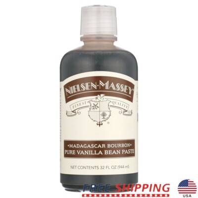 Madagascar Bourbon Pure Vanilla Bean Paste Cooking Baking Extract Vegan 32oz New