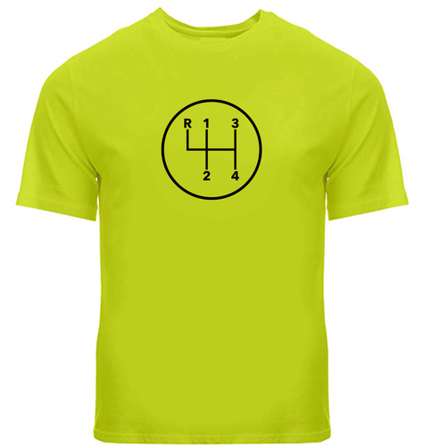 Manual Transmission Gears Shift Pattern 4 Speed Stick Shirts Mens Tee T-Shirt - Picture 33 of 34