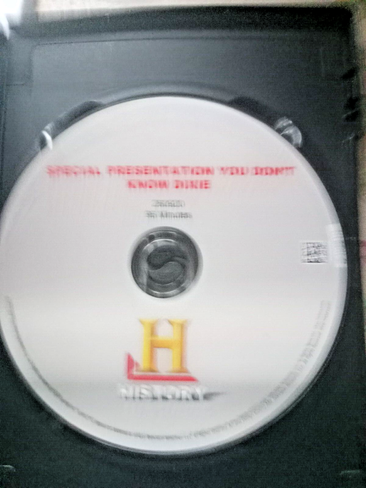 History Channel Special Presentation You Don’t Know Dixie DVD