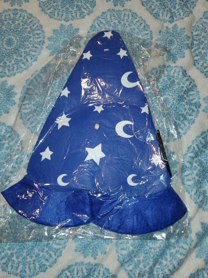 Disney Live Disney Mickey Mouse Sorcerer Fantasia Wizard Hat Blue - Image 3 of 3