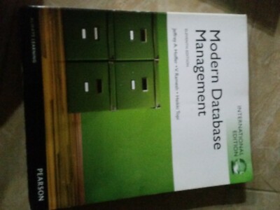NEW 3 Days US Modern Database Management 11E Ramesh Jeffrey Hoffer 11th Edition