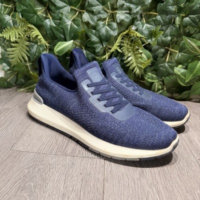 Peter Millar Hyperlight Apollo Sneakers Shoes Mens Size 11.5 Navy Knit MA22EF11