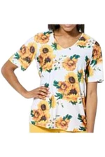 Antthony Women's Printed Top Sunflower
