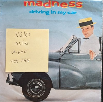 Madness Driving In My Car Vinyl Record VG/G+ 1982