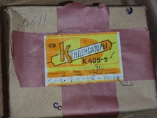 25x 1uF 200V K40Y-9 paper in oil vintage PIO Audio capacitors NOS NIB New