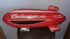 Vintage Y2K Budweiser Beer Inflatable 30" Blimp Bud Airship Advertising Blow Up