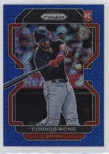 2022 Panini Prizm Tier III Blue Mojo Prizm 110/199 Connor Wong #248 0q3
