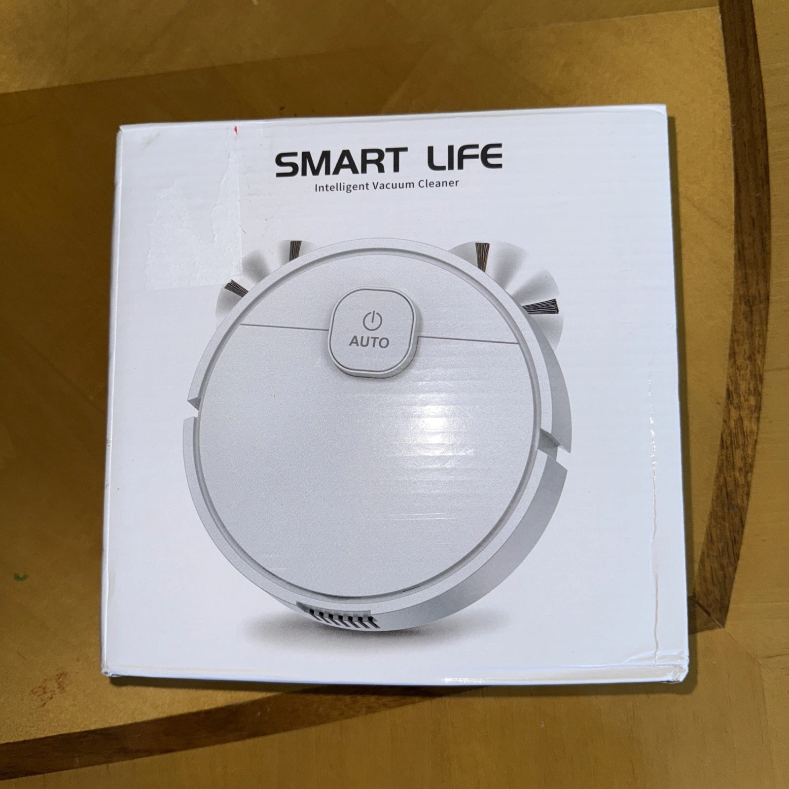 White Automatic Smart Life Intelligent Mini Robot Vacuum Cleaner- Tested.