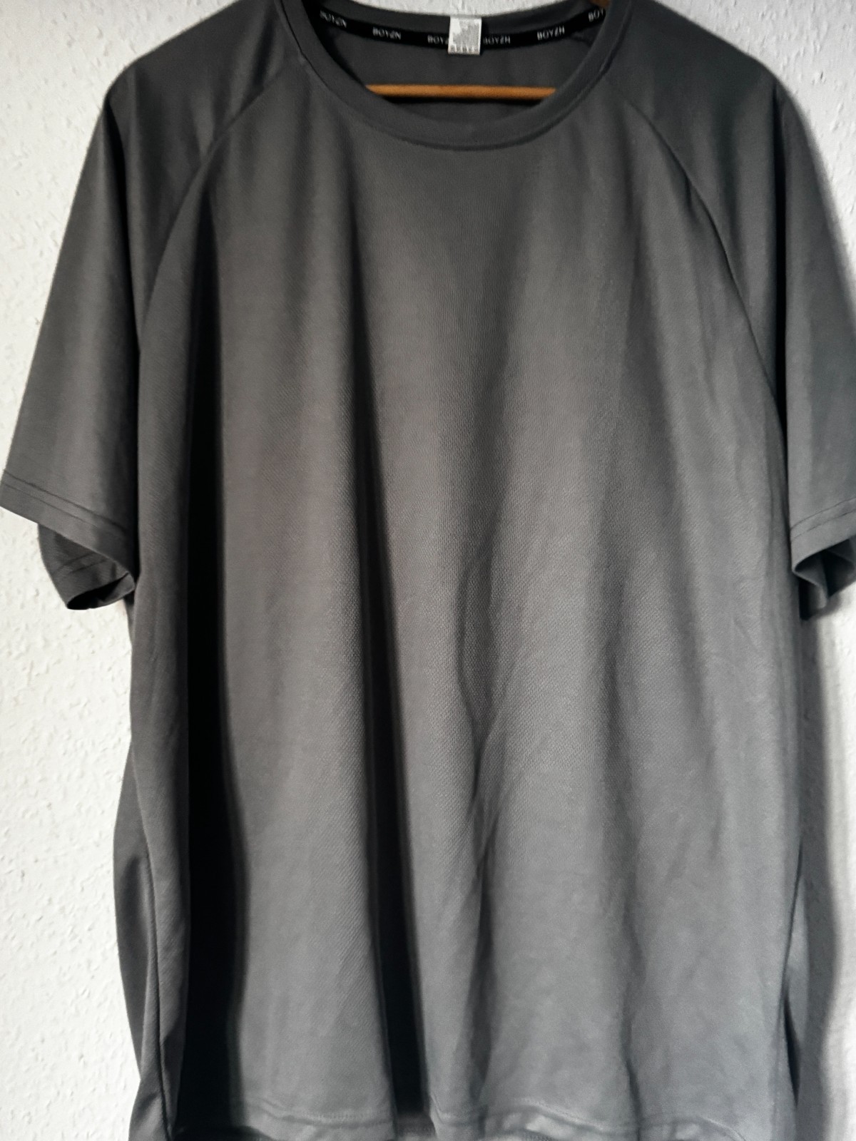BOYZN Men’s Activewear Performance T-Shirt - Charcoal Grey image 3