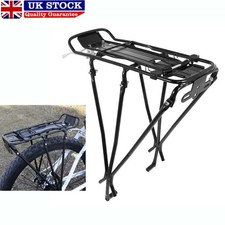 65kg Max Rear Bicycle Pannier Rack Alloy Carrier Bag Luggage Cycle Mountain Bike