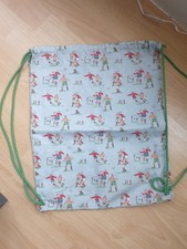 Cath Kids Cath Kidston Football Drawstring Bag Discontinued Pattern 