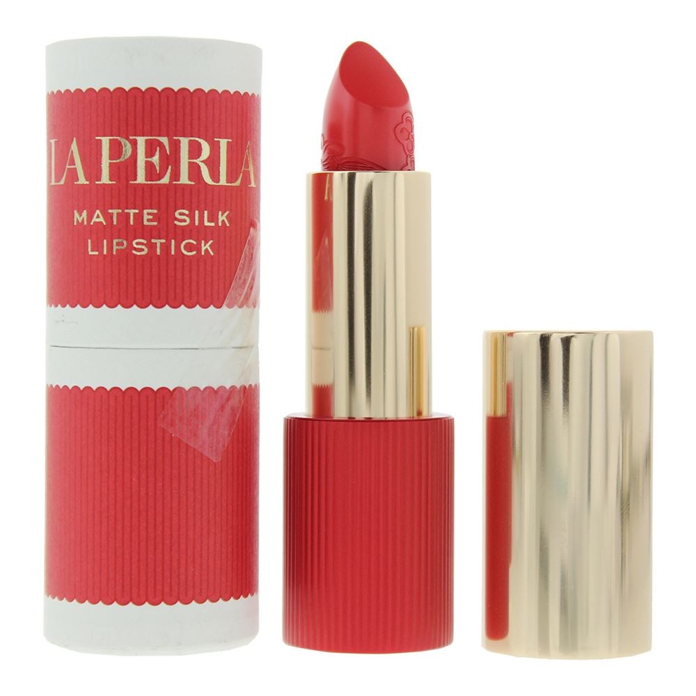 La Perla Matte Silk Lipstick - #103 - Coral Red - 3.5g - Image 2