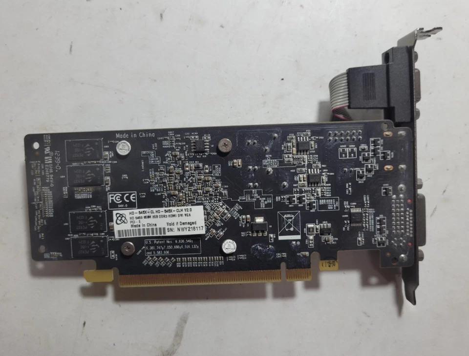 XFX RADEON HD 5450 2GB DDR3 HDMI, DVI, VGA Desktop Graphic Card #0150 - Image 2 of 4
