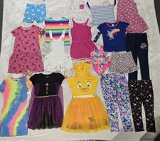 Girls Clothes 10 - 12 Dress Pants Shirt Bundle Unicorn Lot