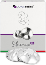 Paracapezzoli in Argento (Silvercups) Coppette Proteggi Capezzoli per Aiutare a