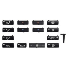 Boutons Interrupteur Panneau de Commande Climatisation Voiture Couleur Noire pou