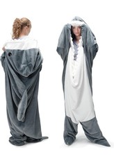 Touchat Shark Blanket - Wearable Blanket , Super Soft Cozy Flannel Hoodie XL