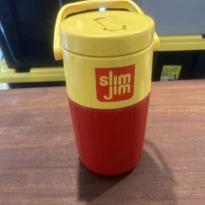 Vintage Coleman Slim Jim WWF Randy Macho Man Savage 1/2 Gallon Thermos Cooler