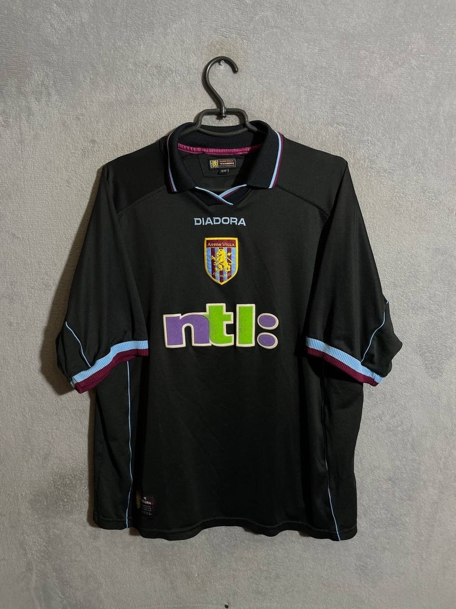Merson Aston Villa Jersey Away football shirt 2000 2001 Diadora