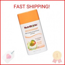 NutriBiotic Mango Melon Deodorant with GSE, 2...