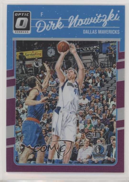 2016-17 Panini Donruss Optic Purple Prizm Dirk Nowitzki #77 HOF 07i8