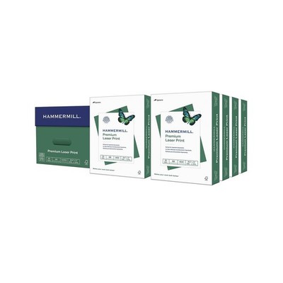 Hammermill Printer Paper, Premium Laser Print 28 lb, 8.5 x 11-8 Ream (4,000 S...