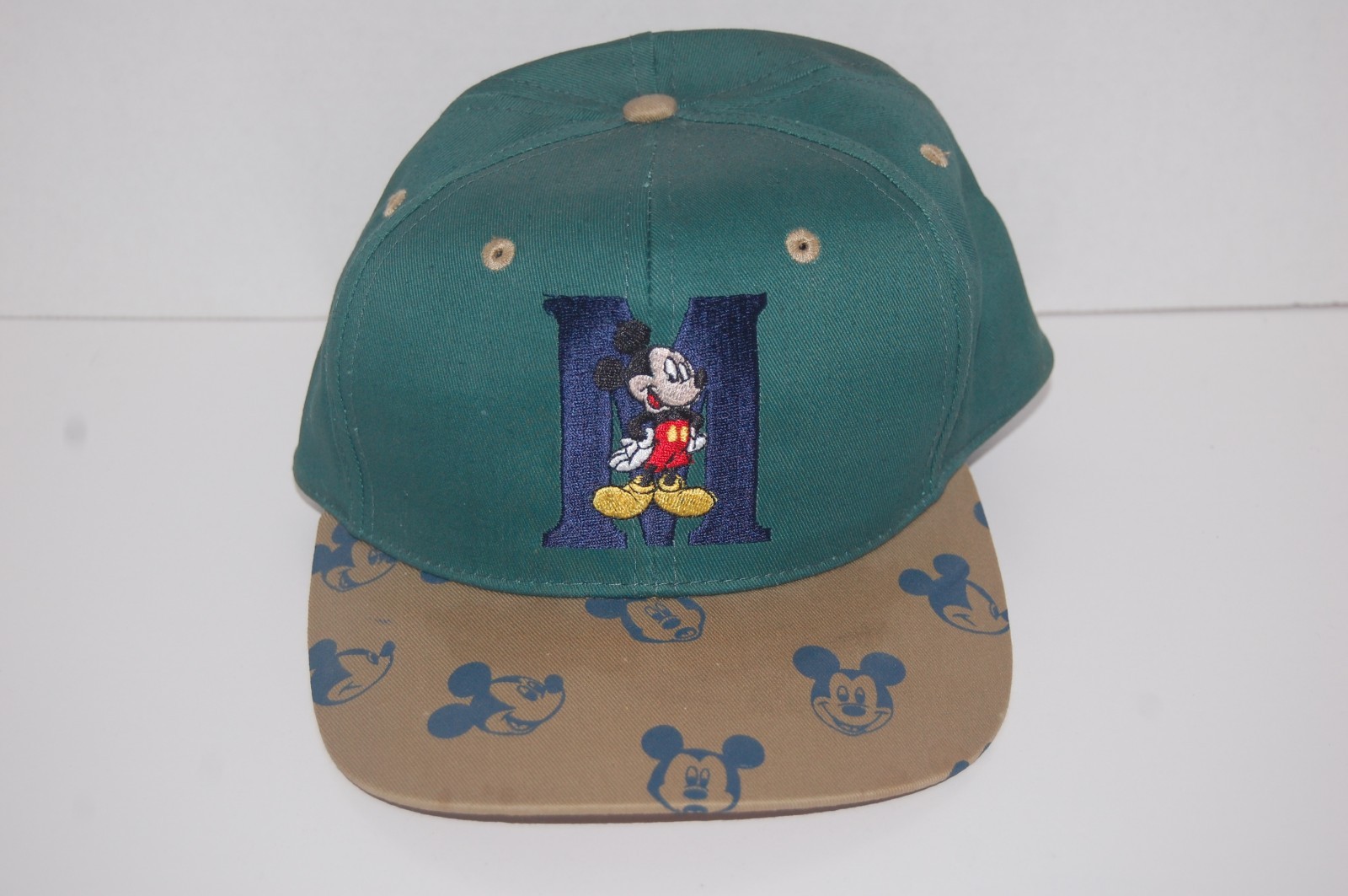 Green Mickey Mouse Baseball Cap Snapback with Mic… - image 1
