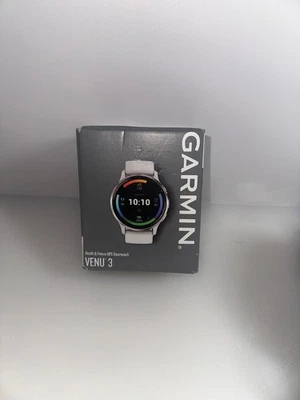 NEW Garmin Venu 3 Silver Stainless Steel GPS Smartwatch Whitestone 010-02784-00