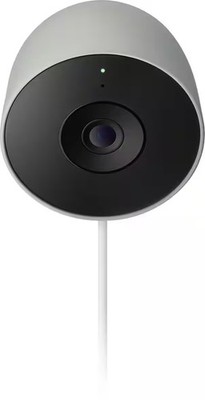 Google - Nest Cam Outdoor (wired, 2nd gen) - 2K Video and Gemini - 1-Pack - H...