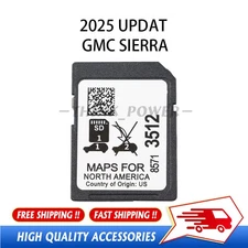 For 2019-22 GMC SIERRA LATEST 2025 MAP UPDATE GPS Navigation SD Card 85713512
