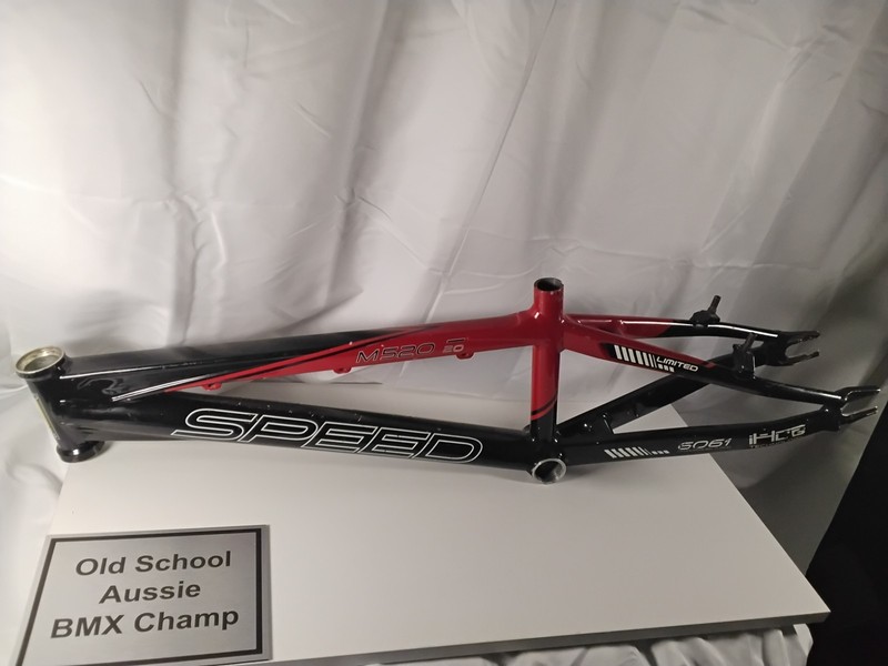 SPEED M520 6061 Tubing.. BMX Racing Frame.. Pro Size [ RARE ]