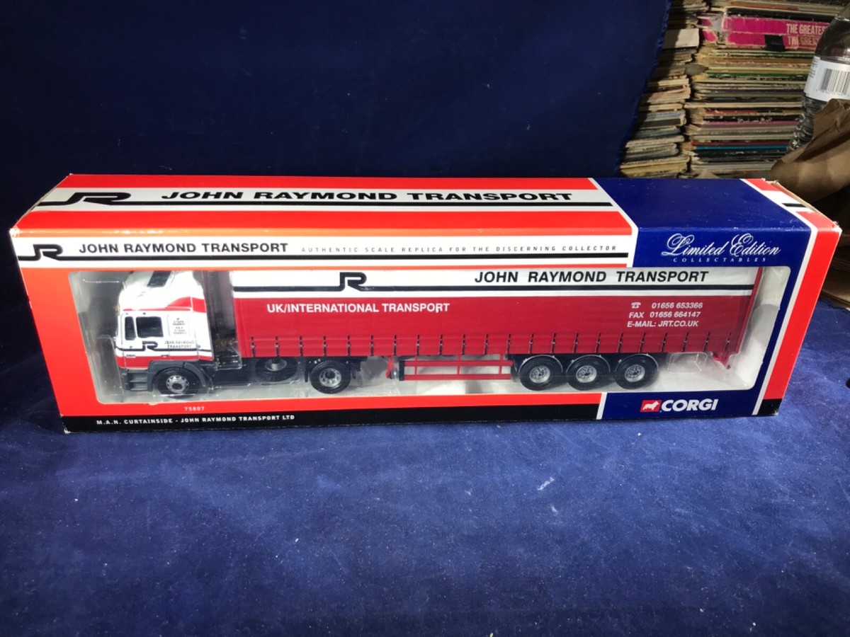 CORGI® 1/50 HEAVY Haulage I.R. Dunkerley MAN Tractor #76802 N.I.B Ltd