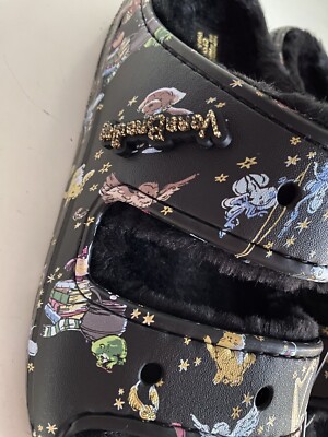 Vera Bradley Crocs Sandals Wizarding World Harry Potter‎ Fur Lined Slides Men 12 Vera Bradley Crocs Sandals Wizarding World Harry Potter Fur  main image 4