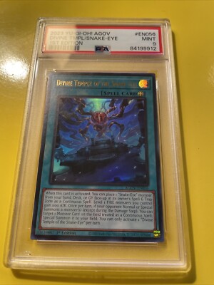 Carta Yugioh 'Templo Divino Del Ojo De Serpiente' - Edición Ultra Rara 1ª Edición
