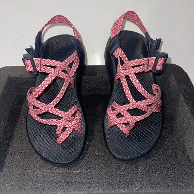 Women's Chaco Fusion Rose Pink Waterproof Hiking Sandals Toe