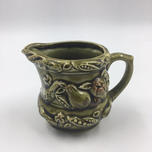 Vtg Hand Painted Tea Set Pitcher Sugar Bowl Creamer Tilso Japan Green 1960s? - Picture 6 of 10
