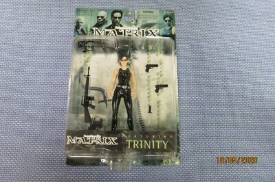 WB N2 TOYS THE MATRIX FEATURING TRINITY ACTION FIGURE 91900 NEW