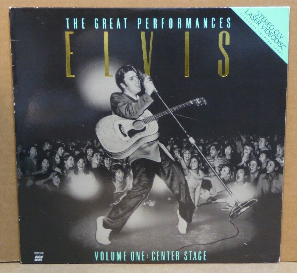 Elvis Presley The Great Performances Laser Disc volume one center stage excellen