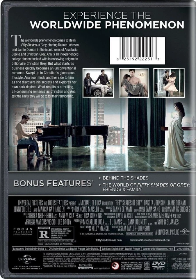 Fifty Shades of Grey - Region Marcia Gay Harden 2015 DVD Free UK P&P - Image 2 of 4