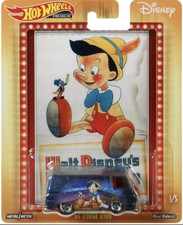 Mattel Hot Wheels Disney Pinocchio '66 Dodge A100 Character Cars Die Cast 1/5