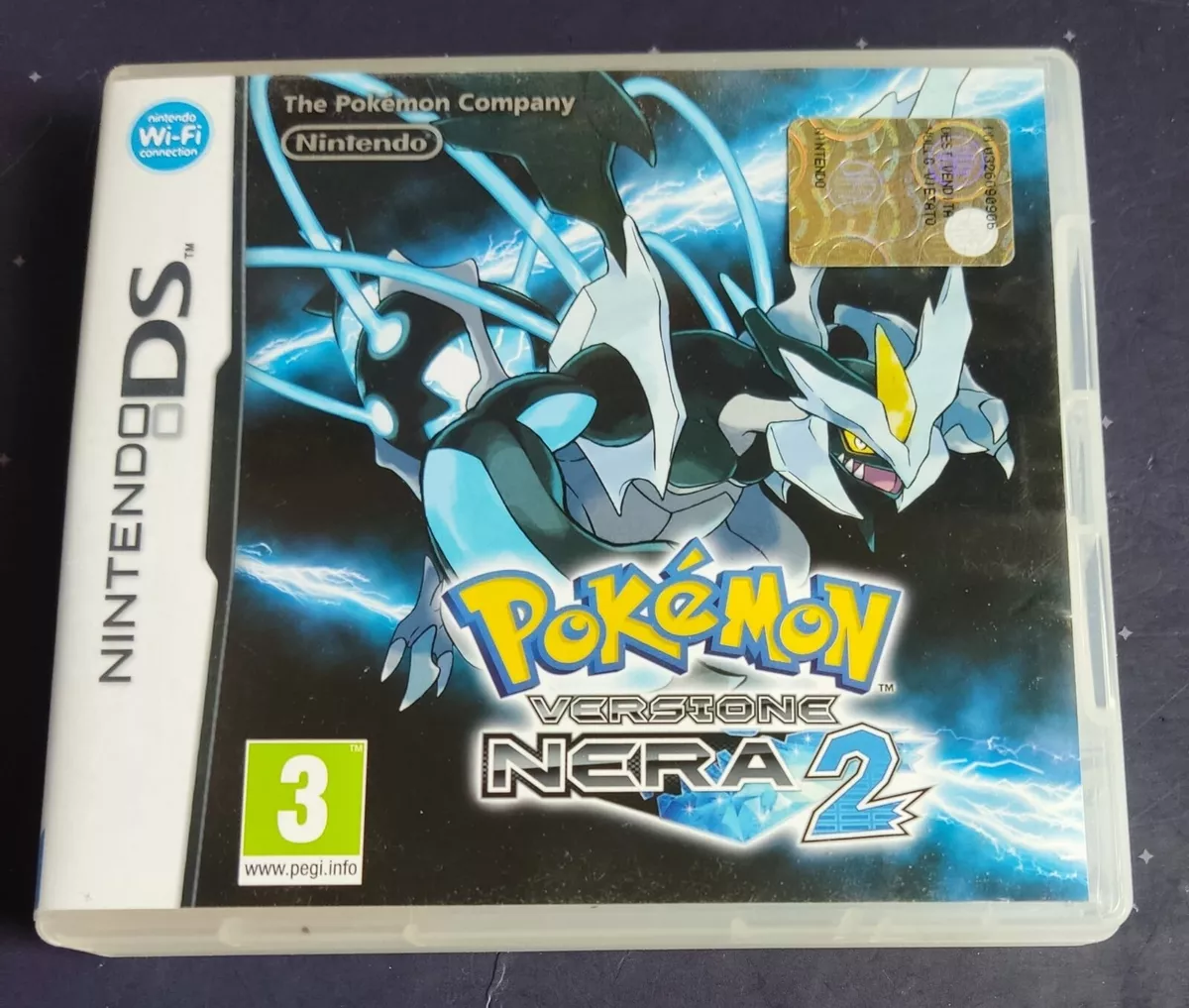 POKEMON Black 2 (Nera 2) ITA Version Original IT DS CASE Paper Artwork &  Inserts