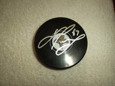 Lawson Crouse Hand Signed Florida Panthers Logo Puck NHL Autograph Signature